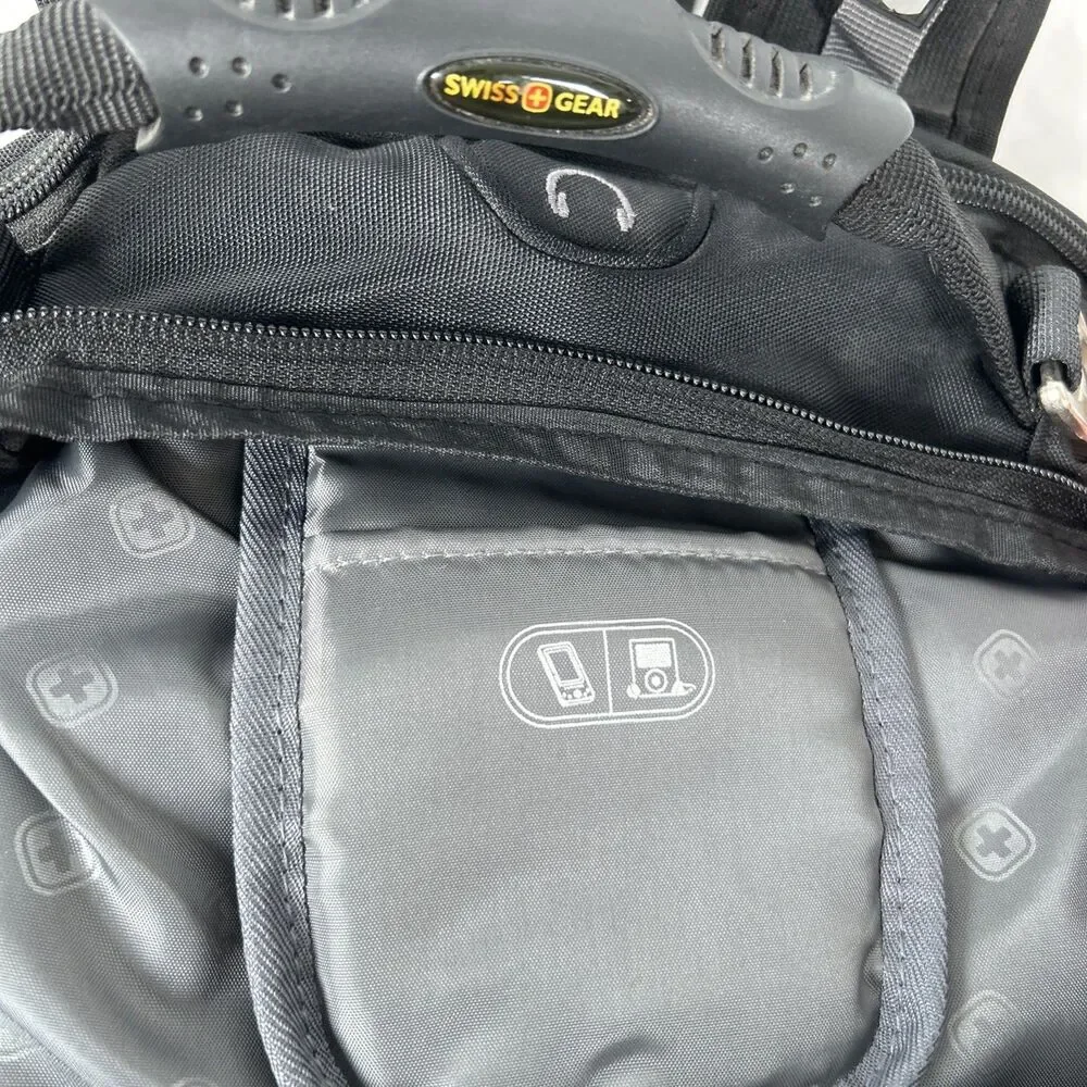 SwissGear 1900 ScanSmart TSA Laptop Backpack Black Custom Patch 4-H Auctioneer